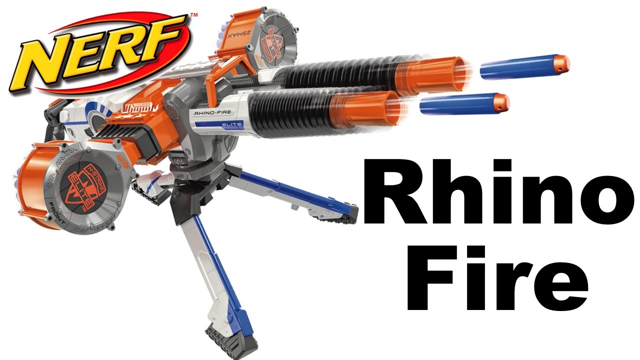 NERF N-Strike Elite Rhino Fire Unboxing and Review - YouTube