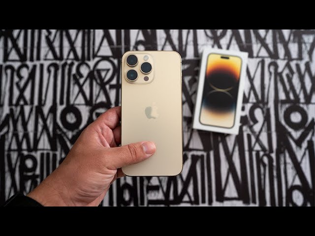 Gold iPhone 14 Pro Max: First Look - YouTube