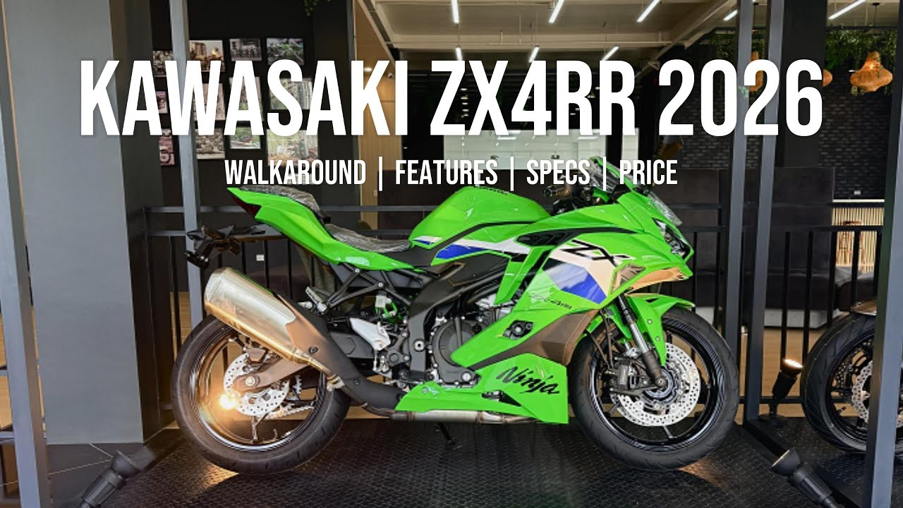 Kawasaki ZX4RR 2026 | Walkaround | Features & Specs | Price - YouTube