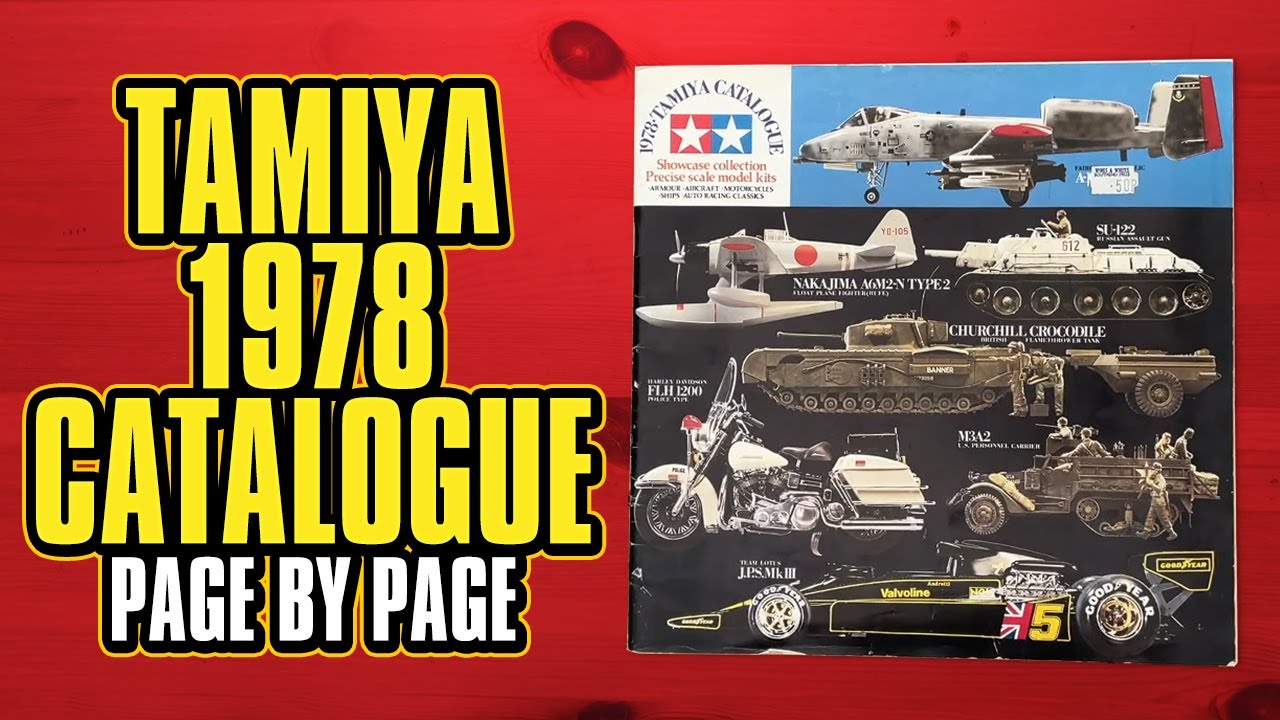 Tamiya 1978 Catalogue Scale Model kit Catalog Vintage Brochure