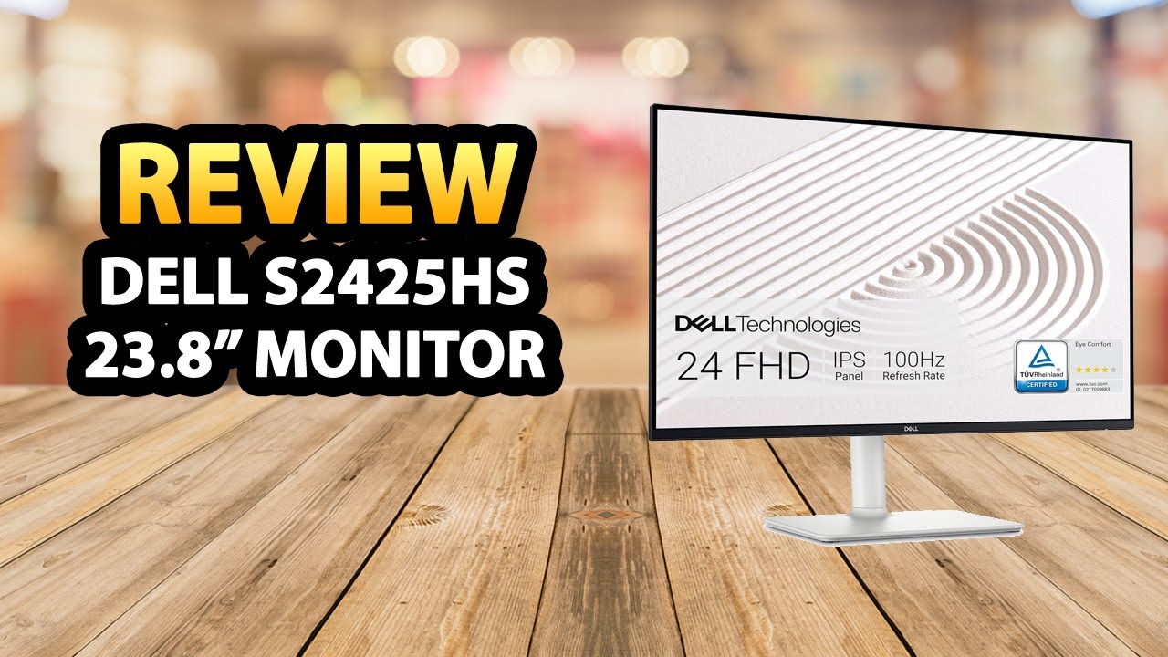 Dell S2425HS 23.8 Inch FHD 100Hz Monitor ✓ Review - YouTube