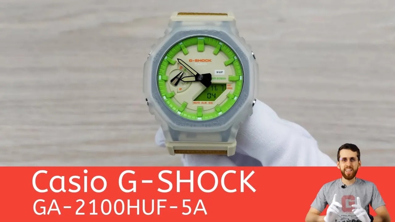 Streetwear Meets CasiOak: G-SHOCK x HUF / Casio GA-2100HUF-5A