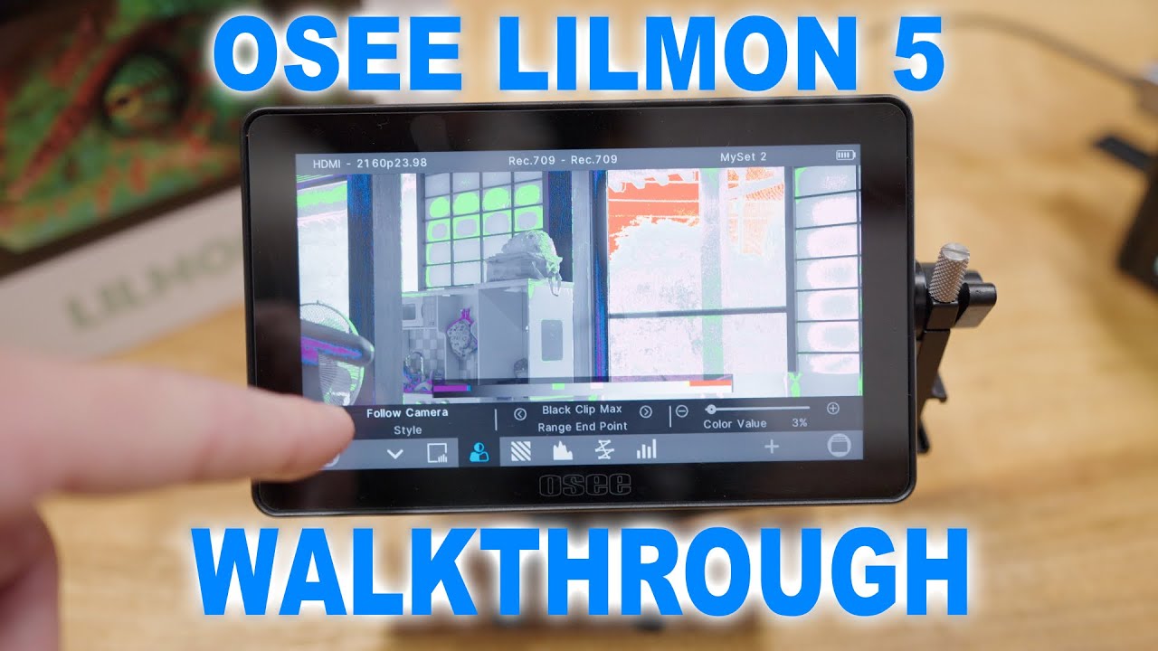Osee Lilmon 5 Camera Monitor Walkthrough - YouTube