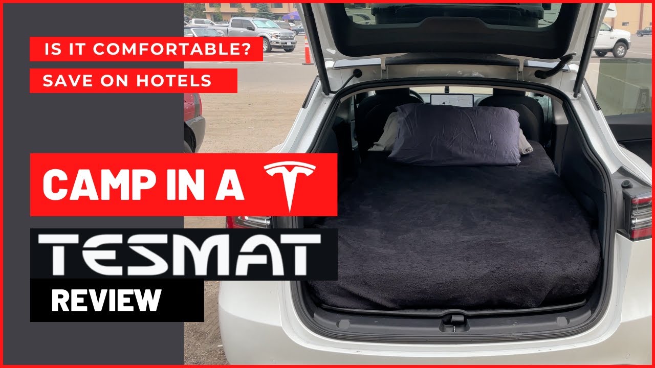 Camping Mattress for Tesla Model 3/Y: TESMAT Review - YouTube