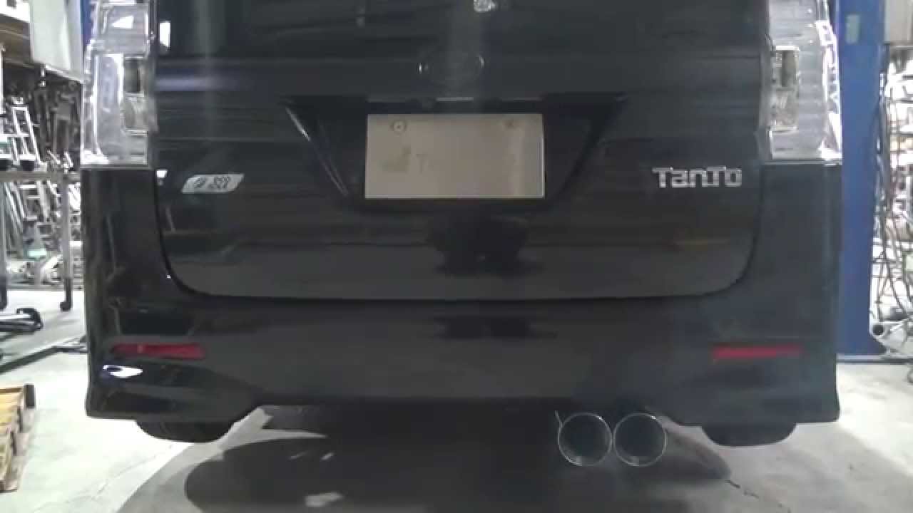 スリーキャッツ LA600タント 重低音 マフラー - YouTube