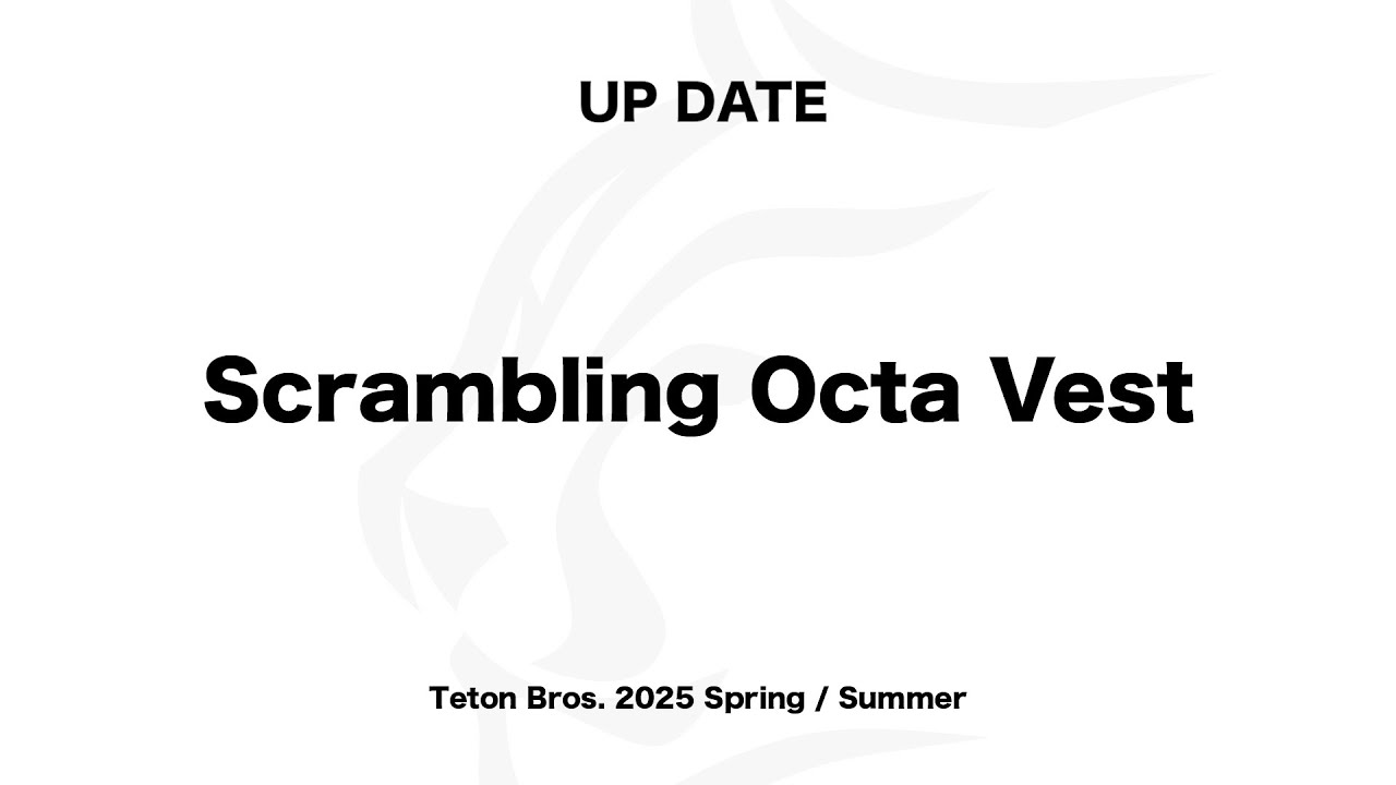 Scrambling Octa Vest – TETON BROS. OFFICIAL SITE