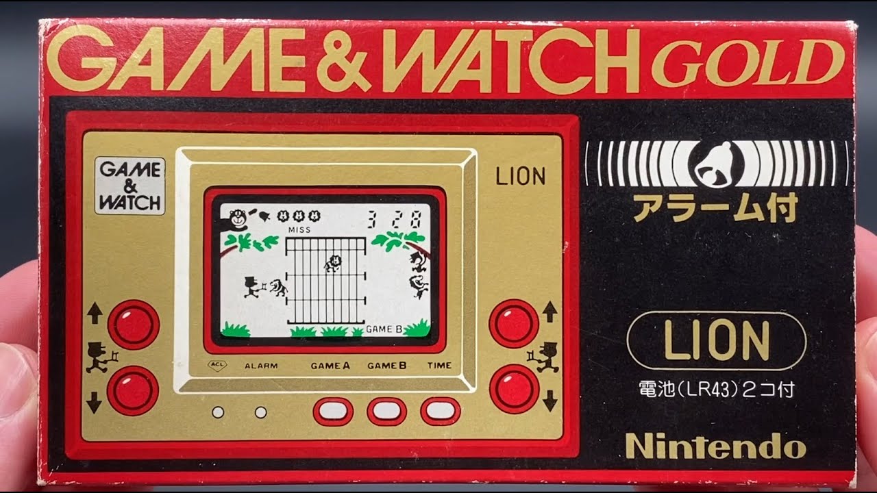 Nintendo Game & Watch - Lion (LN-08) Unboxing and Gameplay - YouTube