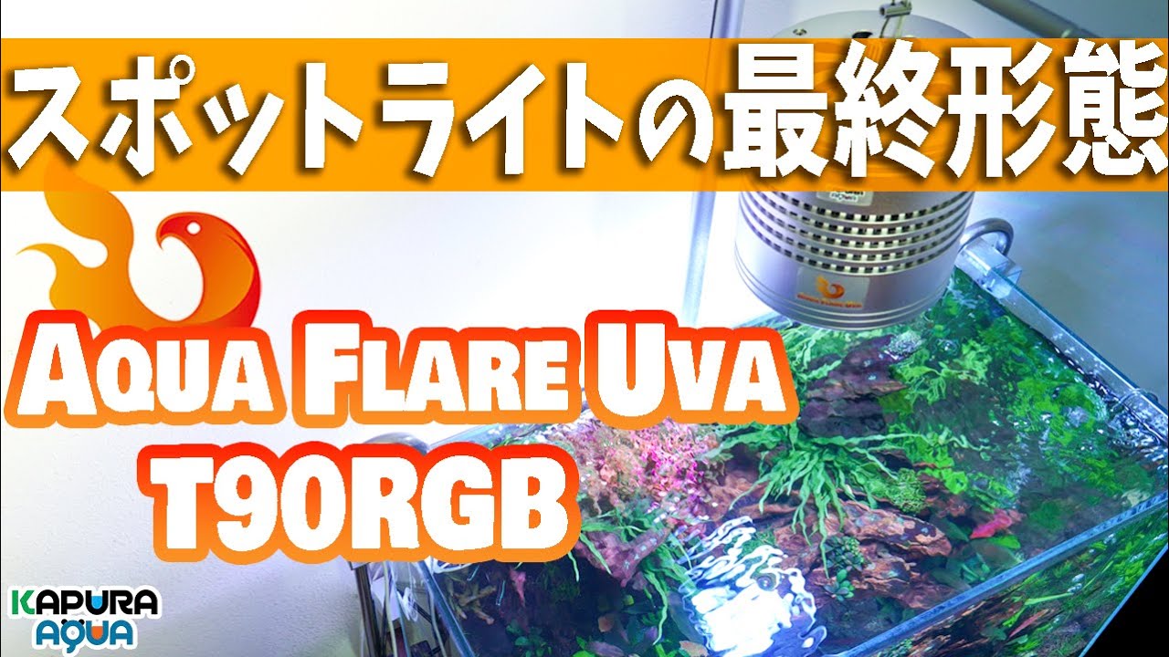 RGB UVA light that fluctuates on the water surface Aquarium
