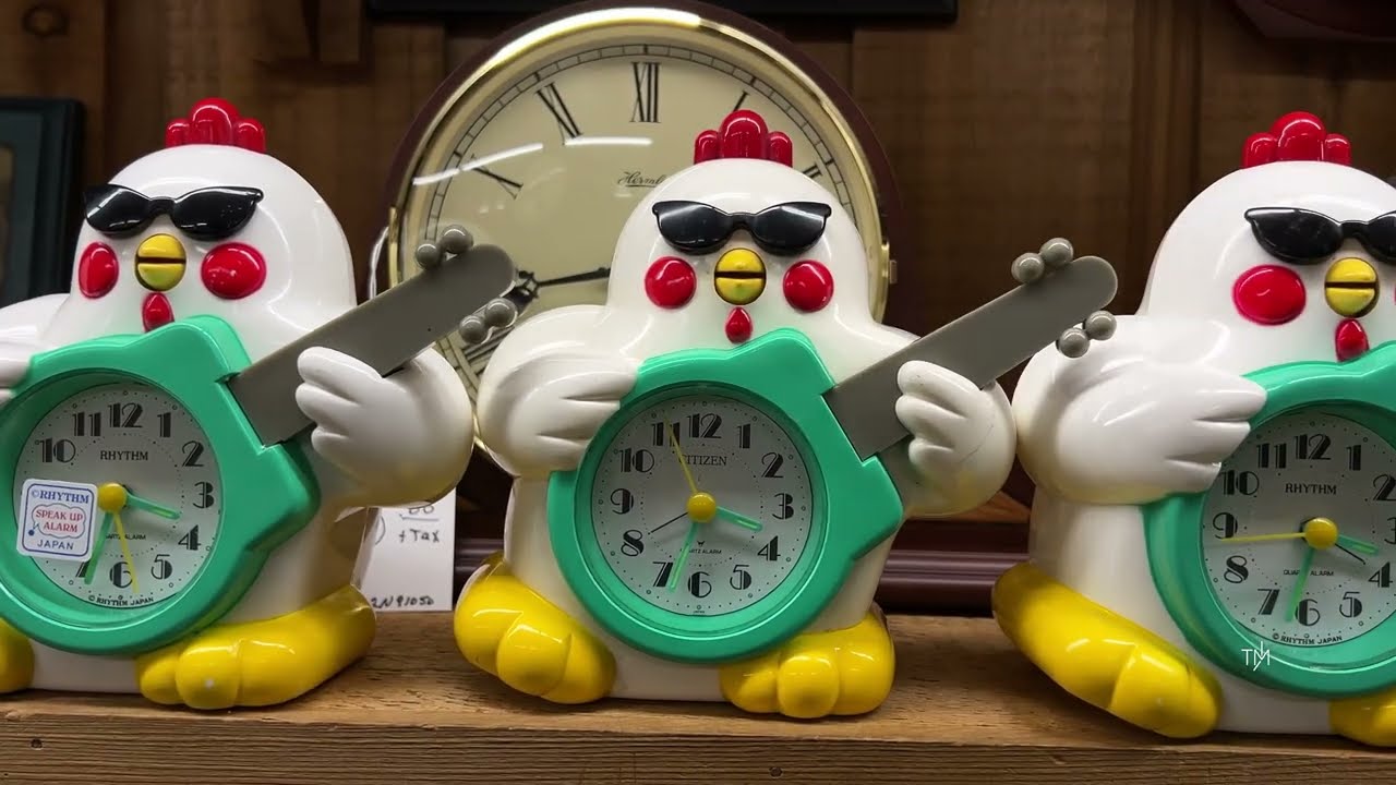 シチズン 「エレキドリ」おもしろ目覚まし時計 (Japanese 
