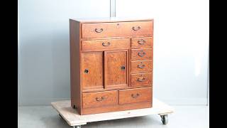 H0029 茶箪笥 - YouTube