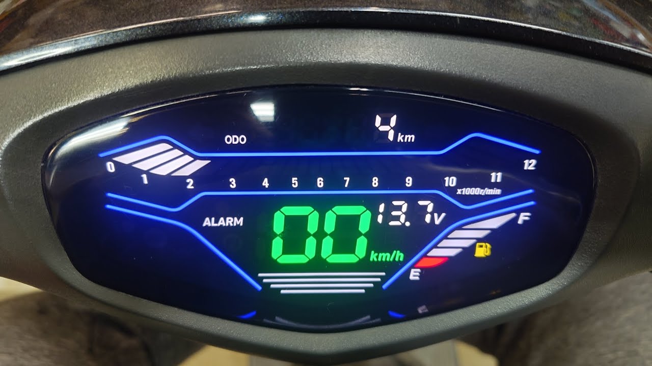 アドレスV125G K7 デジタルメーター スピードメーター メーター - YouTube