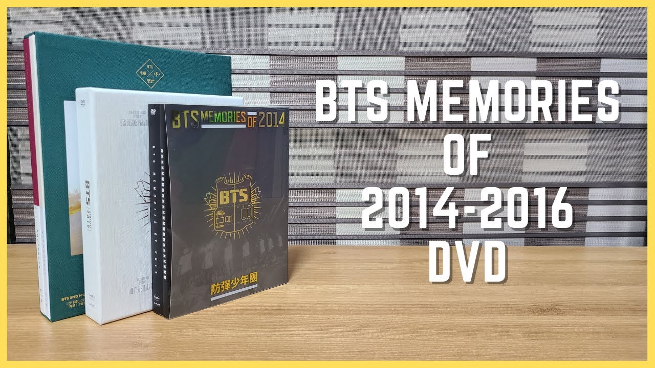 ✨ bts memories of 2014~2016 dvd flip through | 방탄 2014~2016