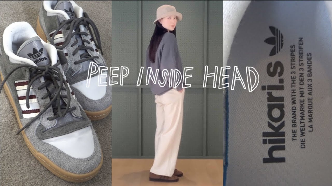 KOR) Autumn look with my adidas shoes👟 - YouTube