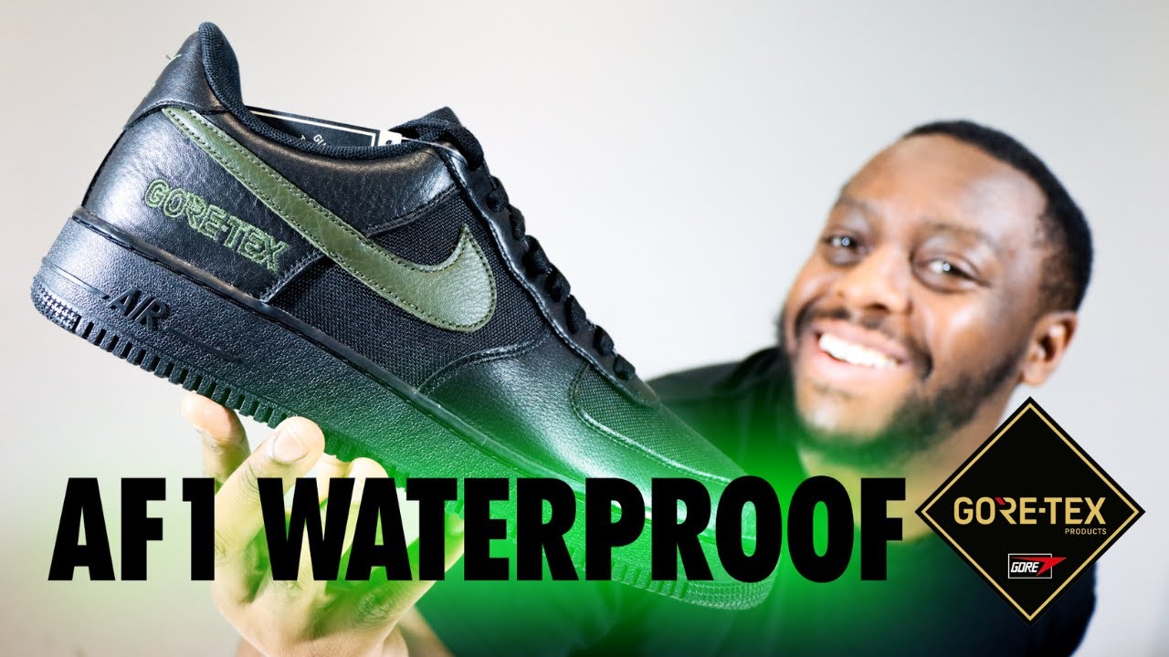 Air Force 1 Gore-Tex Waterproof Black Cargo Khaki Sneaker Review