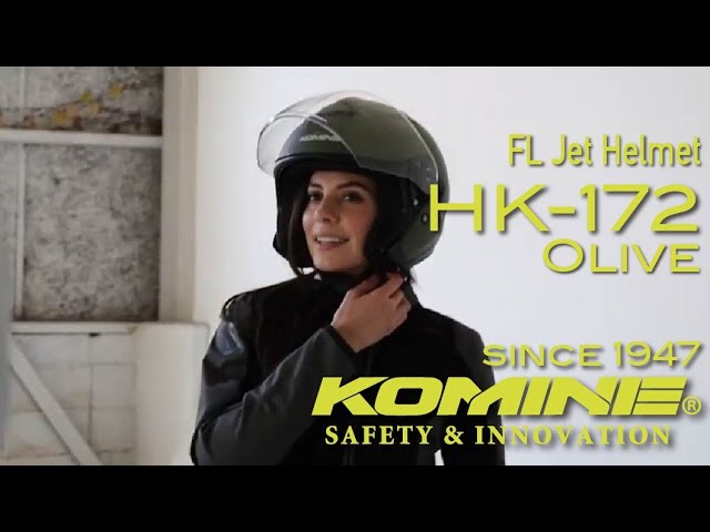 KOMINE コミネ HK-172 FLジェットヘルメット 新色オリーブ 2022年7月