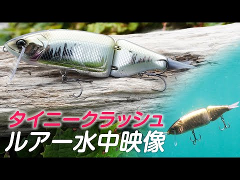 タイニークラッシュ】変幻自在のビッグベイト「TINY KLASH」動きを水中