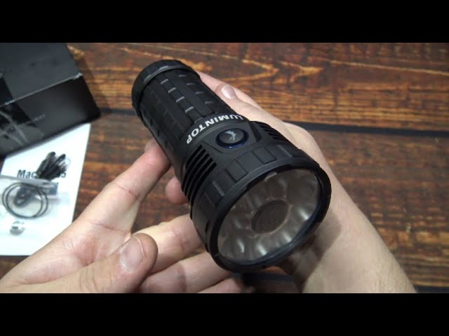 Lumintop Mach 4695 Flashlight Kit Review! (Cree XHP50 LEDs, Fan