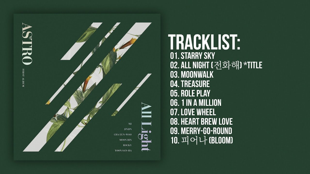 astro all light アルバム 全員 直筆 サイン ① 【公式通販】