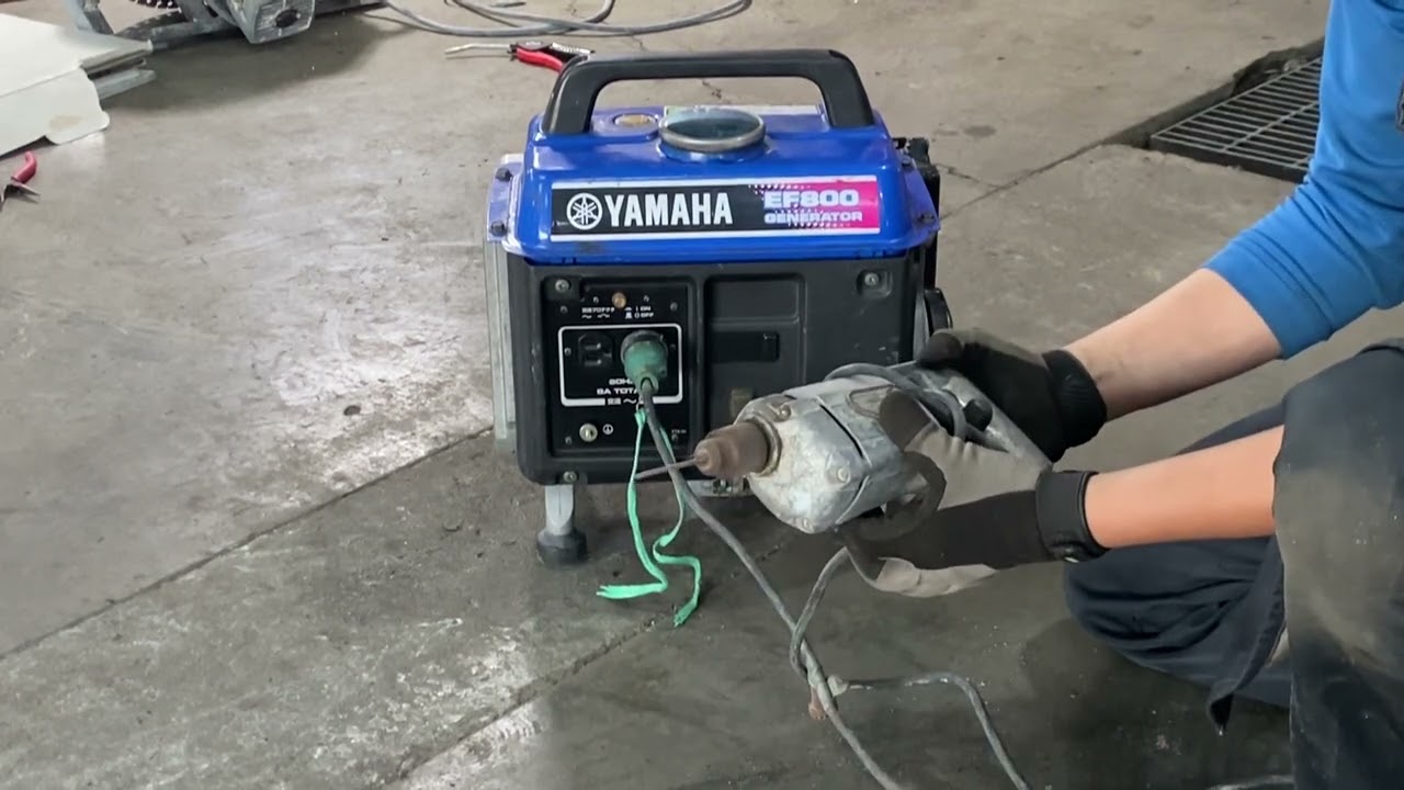 YAMAHA ヤマハ ポータブル発電機 EF800 発電確認 【一番館東静岡店