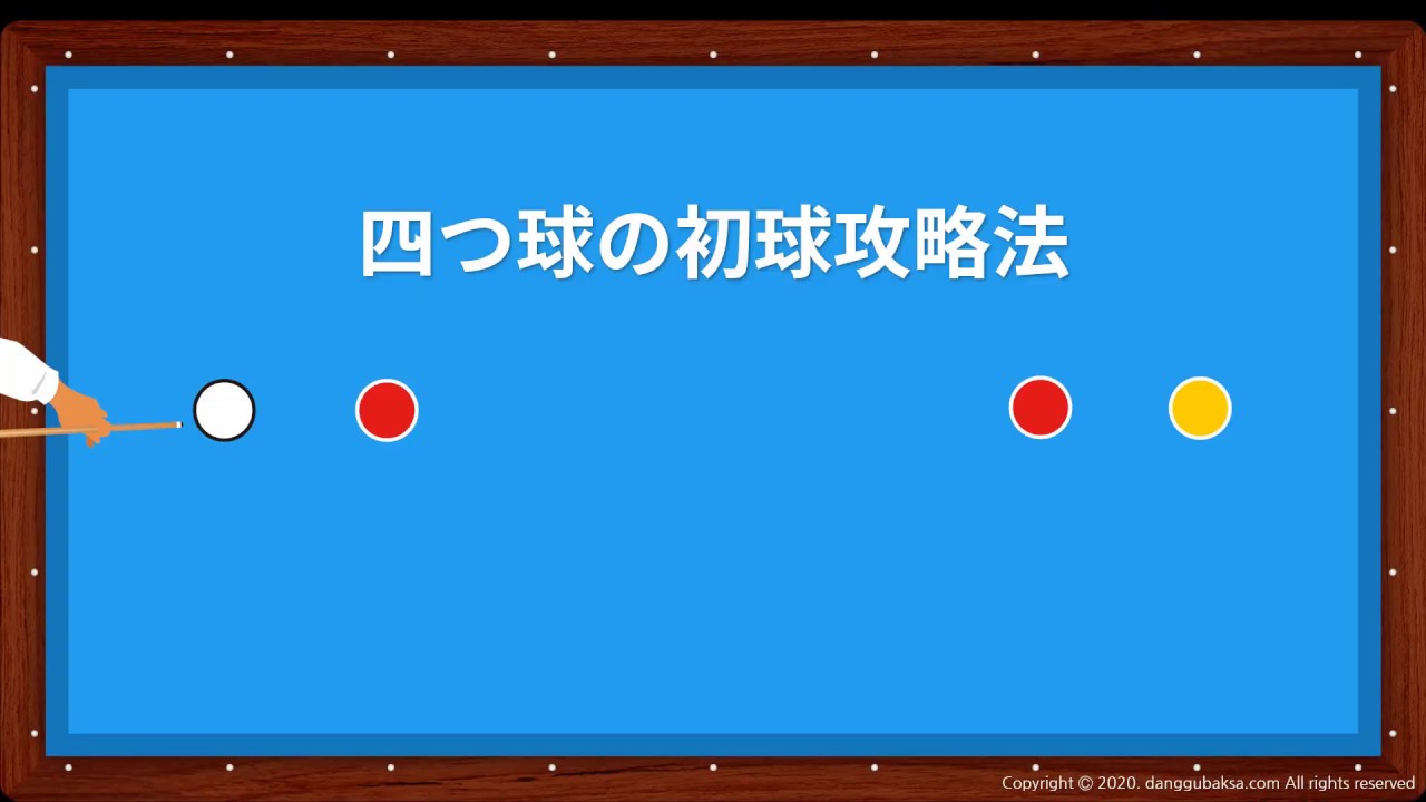 How to Capture the First Ball of a Four-Ball Game (Billiards Class