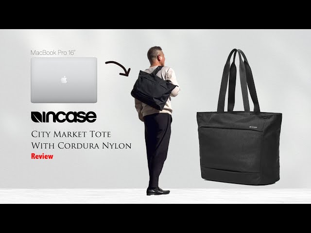 Incase「City Market Tote」レビュー 男性が似合うパソコン用のトート