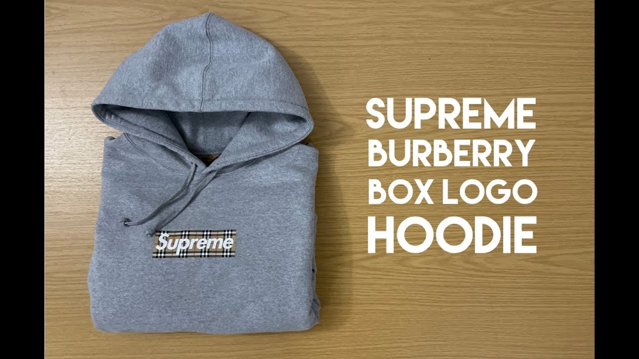 Supreme SS22 Burberry Box Logo Hoodie - Review - YouTube