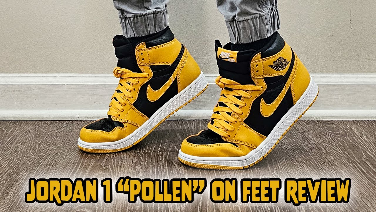 Air Jordan 1 Retro High OG Pollen On Feet Review (555088 701
