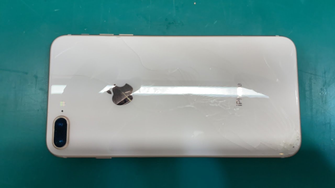 大阪本町 iPhone 8 Plus 背面ガラス割れ修理 - YouTube