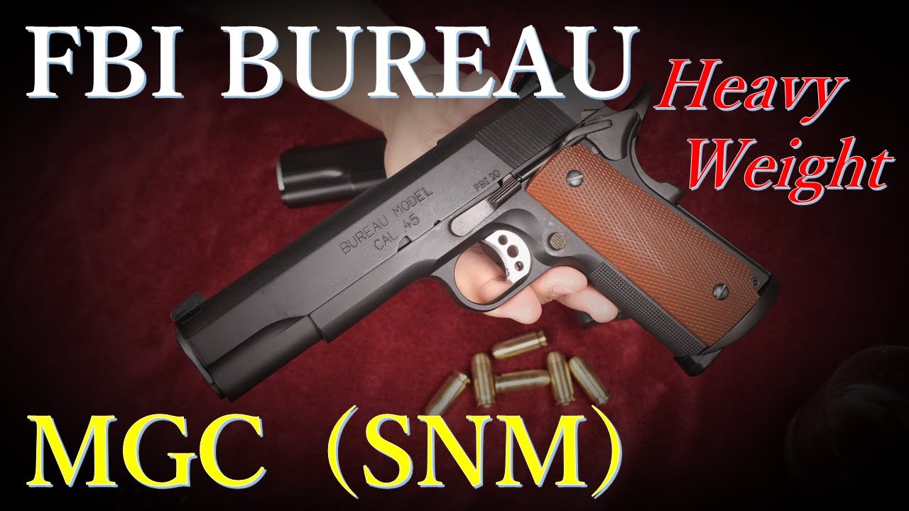 絶版モデルガン MGC FBI BUREAU HW （新日本模型）＆ ABS版（台東商事