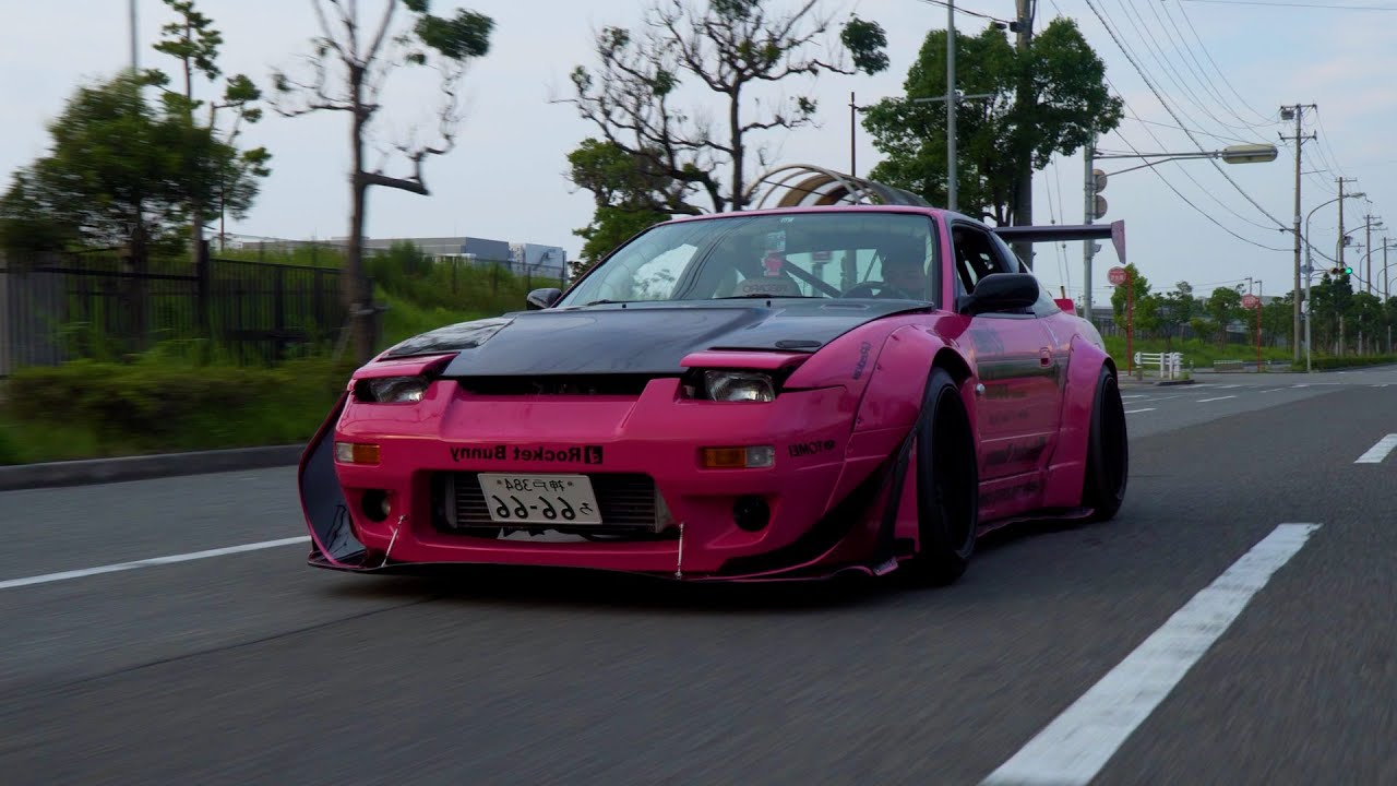 Ito's , Pink Rocket Bunny S13 180sx in Kobe | 4k - YouTube
