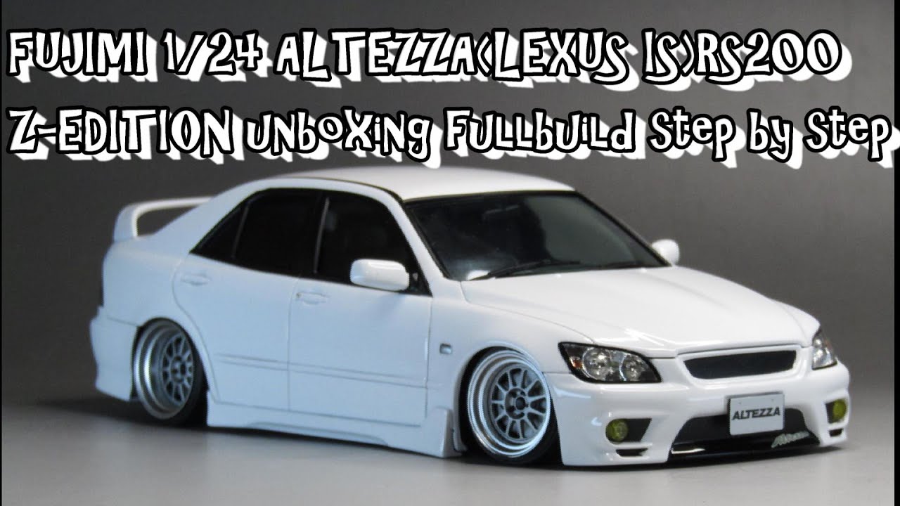 Scale car Plastic Model FUJIMI 1/24 ALTEZZA/LEXUS IS RS200 Z