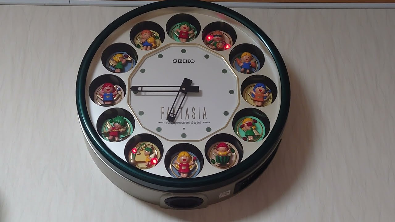 からくり時計]RE540M(セイコーファンタジア) 全曲 - YouTube