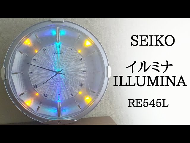 SEIKO イルミナ(ILLUMINA) RE545L からくり時計(メロディ時計) - YouTube