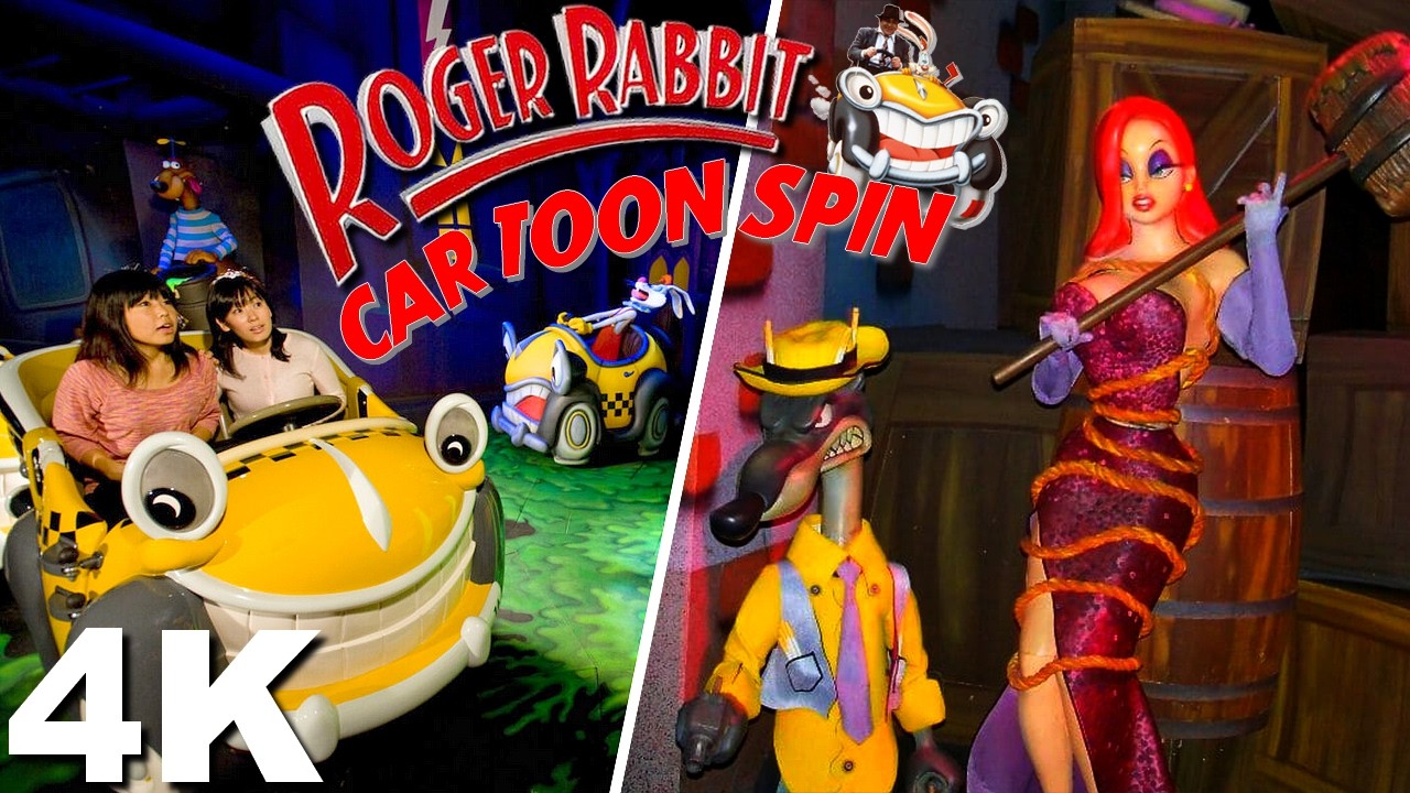 Roger Rabbit's Car Toon Spin [On-Ride with Queue] - Tokyo