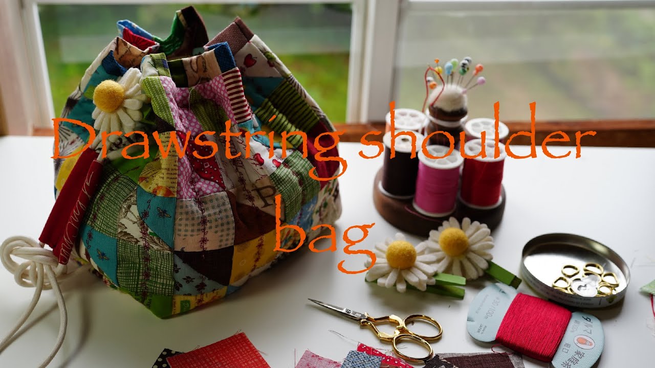 Making a drawstring bag/Part 2/Break time - YouTube