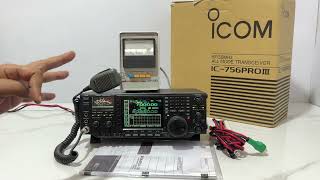 Icom IC-756 Pro 3 Duzbuk HF/50MHz Open 100W - YouTube