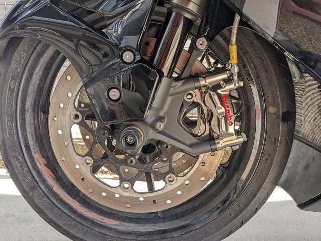 Hayabusa】新型ハヤブサのフロントキャリパー スズンボからブレンボへ