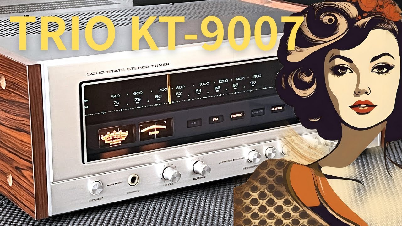 TRIO KT-9007】トリオの当時最上位モデルにあたるFM/AMチューナー