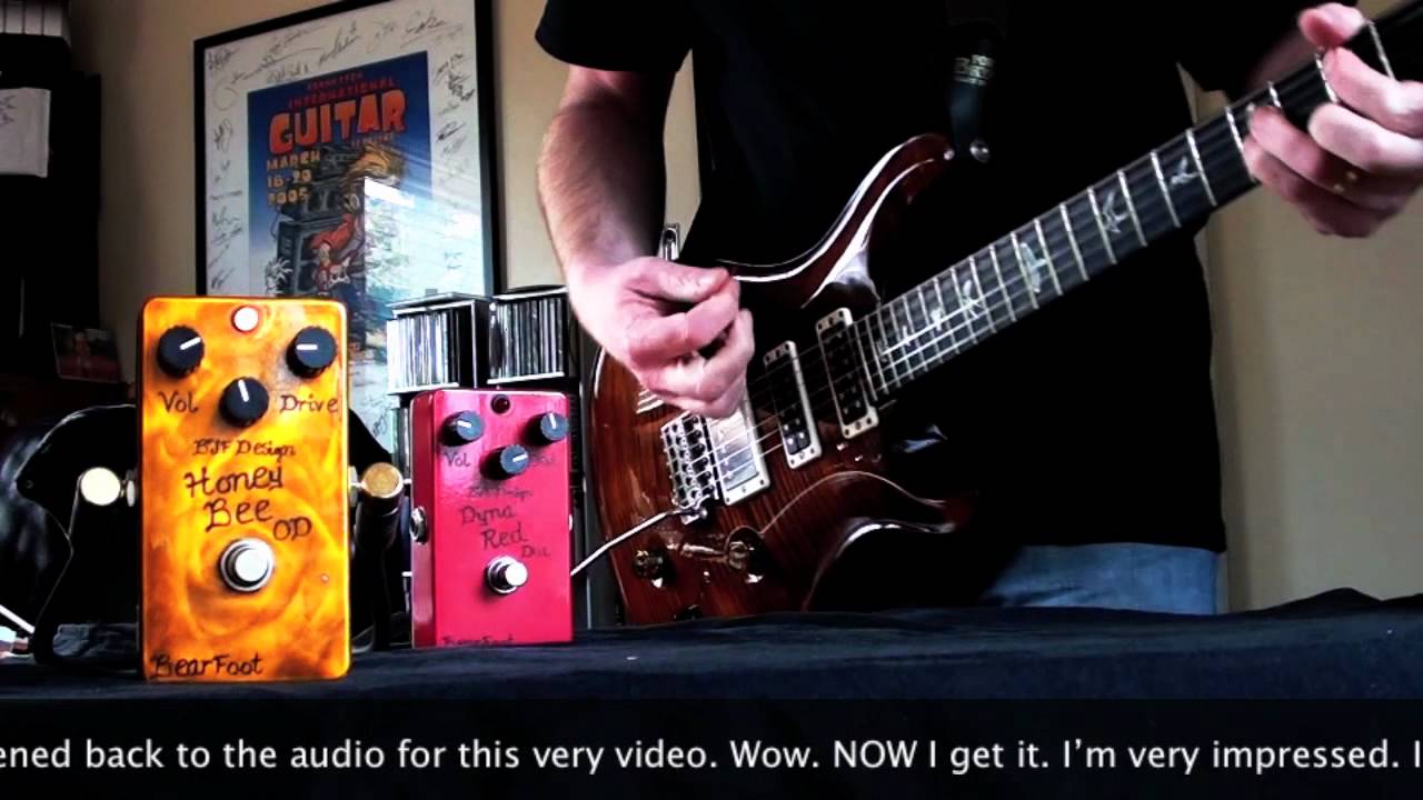 BearfootFX: HONEY BEE OD (PRS to HIWATT) - YouTube