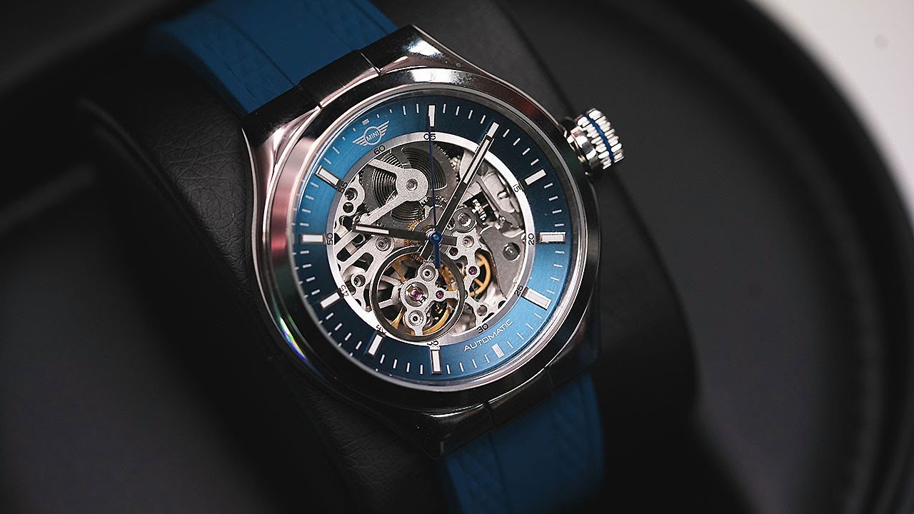 メカニカルなスケルトンフェイスが魅力の自動巻きモデル － MINI