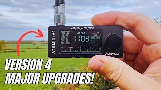 ATS Mini V4 SI4732 HF 0.1-30 MHz receiver + metal case + Donut WB