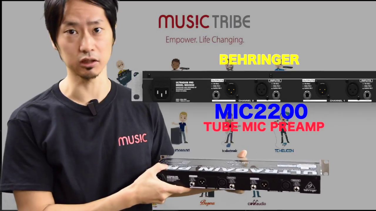 Behringer 2ch 真空管マイクプリアンプ MIC2200 ULTRAGAIN PRO 製品
