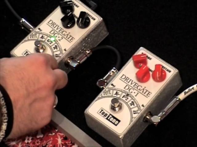 Top Tone Drivegate Fuzz comparison DG-1 vs DG-2 guitar effects