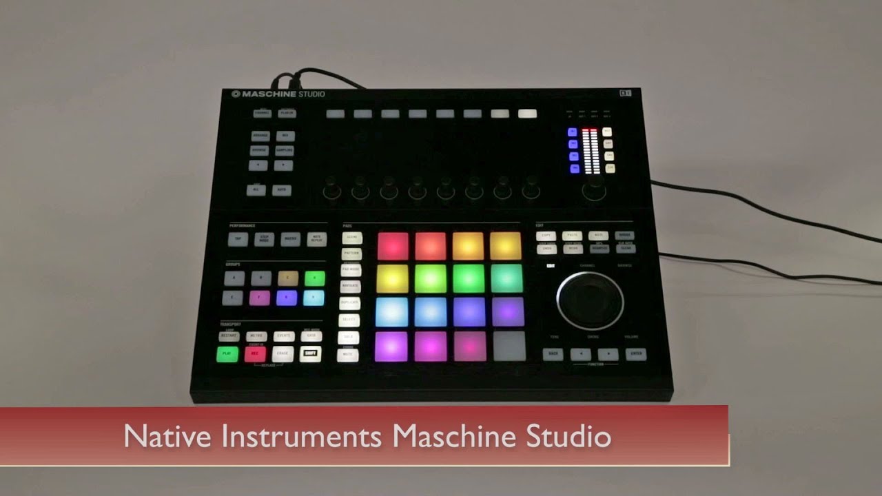 Native Instruments Maschine Studio - YouTube