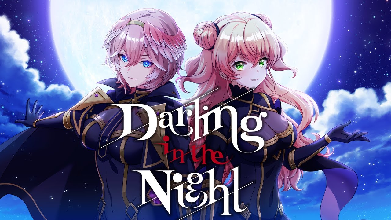 カゲマス公式描き下ろしイラスト】Darling in the Night / 桃鈴ねね,鷹