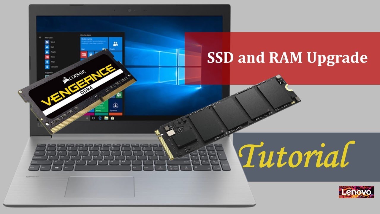 Lenovo IdeaPad SSD and RAM Upgrade Tutorial - YouTube