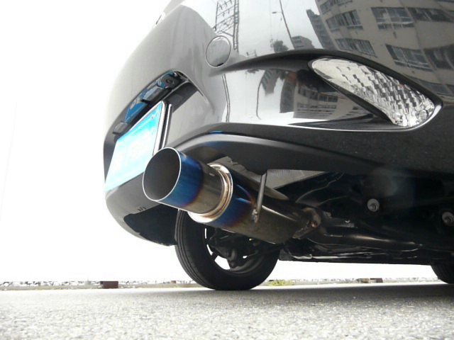 ND5RC オールステンマフラー砲弾 + 中間パイプストレート 排気音 BE