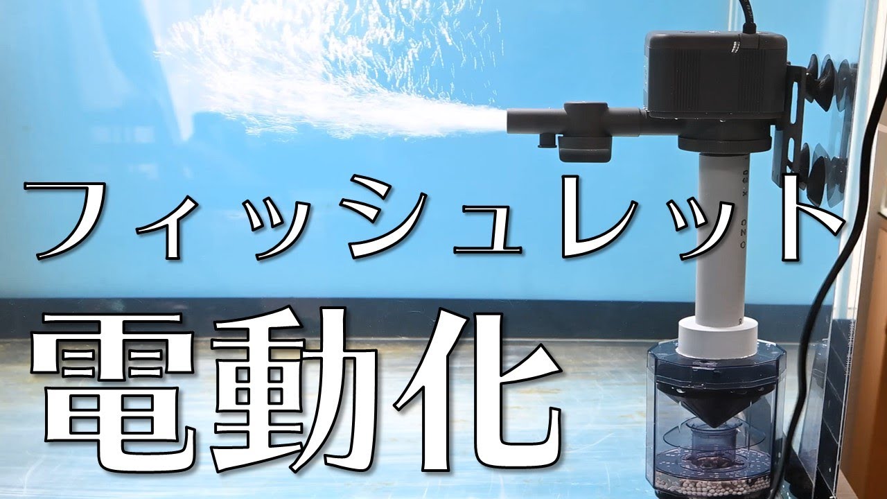 DIY改造フィッシュレット電動化 Rioポンプでやってみよう - YouTube