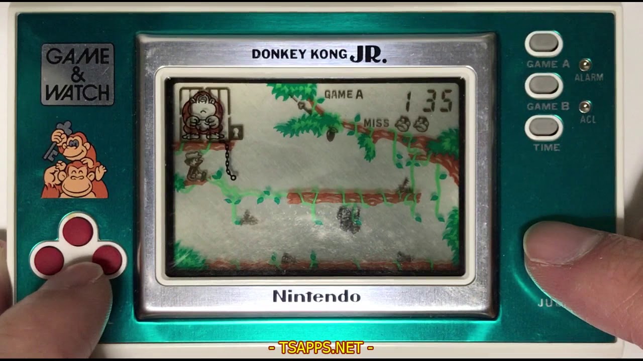 電子ゲーム】任天堂・ゲーム＆ウオッチシリーズ『ドンキーコングJr