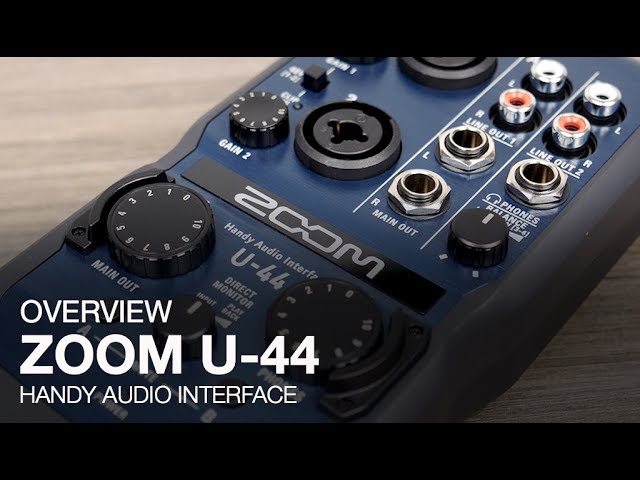 Zoom U-44 Overview - YouTube